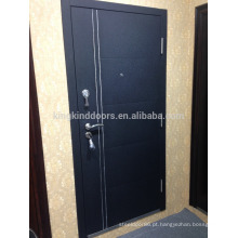 2015 novo KKD-712 de porta de aço com alumínio tiras porta principal projeto nova cor